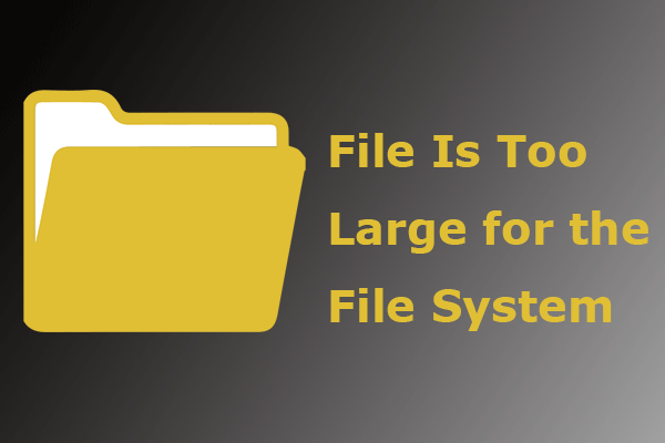 Cách sửa lỗi "File Too large" khi copy hoặc cut dữ liệu